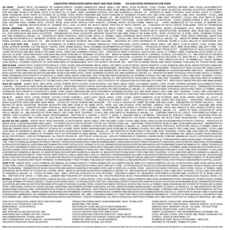 I'm in tiny print in the first track.